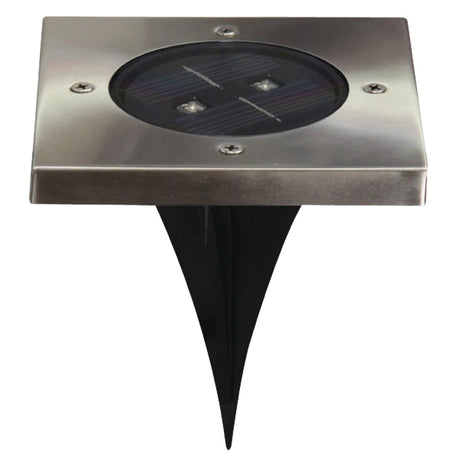 Ranex ra-5000406 LED-Solar-Bodenstrahler aus Edelstahl