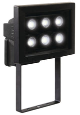 Ranex xq-1011 LED-Außenleuchte aus schwarzem Aluminium (6x).