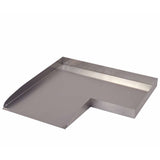 Ubbink Watervalplaat Wolga Linksecke Element Edelstahl