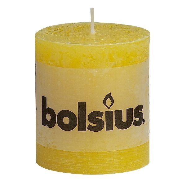 Bolsius Bolsius Stumpenkerze gelb 8x7cm
