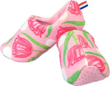 Pantoffels tulpen print. maat 20-24.