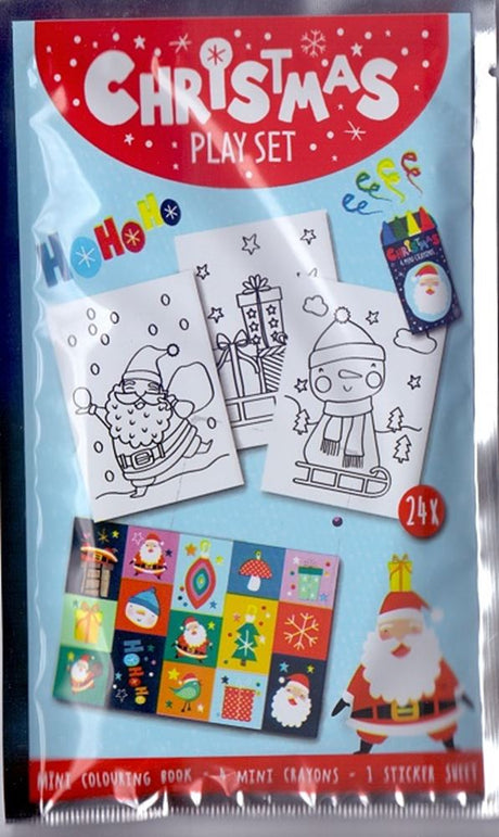 Wins Holland Leckerli-Set: Malbuch, Buntstift-Aufkleberbogen – Weihnachten