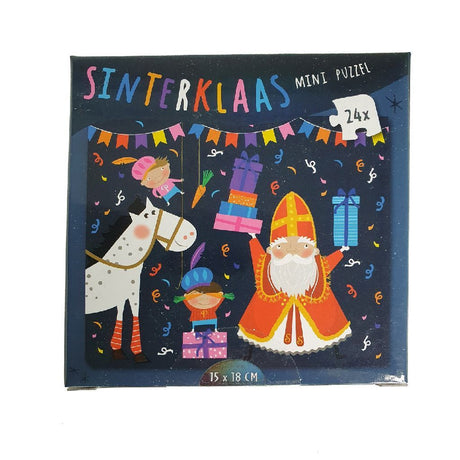 Einfaches Sinterklaas-Minipuzzle 24 Teile