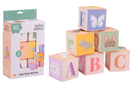 Johntoy John Toy Happy World 6 Badeblöcke