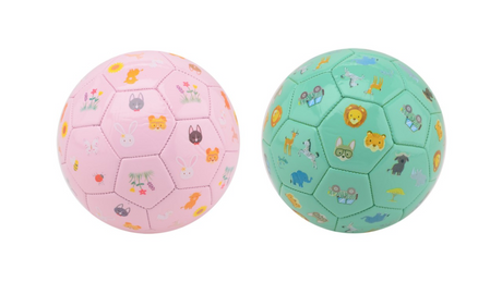 Happy World Kunstleder-Spielzeugball, 2 sort