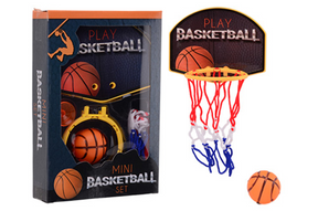 Johntoy mini basketbalspel met basketbal in doos