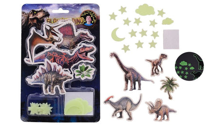 Johntoy leuchtende Dino-Wandaufkleber