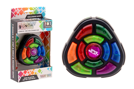 Johntoy Memory-Spiel 2 in 1 – elektronisches Memory-Spiel für Kinder.