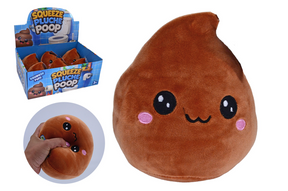 Johntoy xl squeeze drol knuffel - 15cm