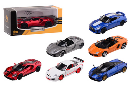 Von Johntoy Absolute Motors lizenzierter Supersportwagen im Maßstab ca. 1:32, 18 x 8 x 8 cm