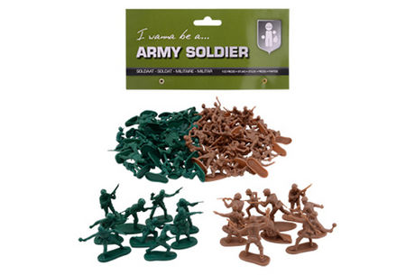 Johntoy -Soldaten in Bag, 100..