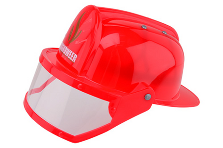 Johntoy Kinderfeuerwehrhelm mit Visier. 3+