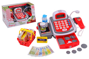 Johntoy home and shopping deluxe kassa met licht en geluid