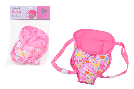 Johntoy Baby Rose Bauchtrage für Puppen