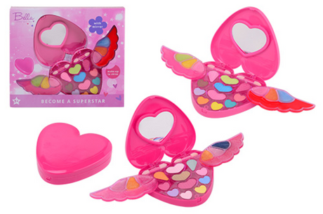 Johntoy bella make-up set hart met vleugels