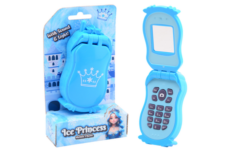 Johntoy Spielzeugtelefon Eisprinzessin auf Karte – fantasievolles Rollenspiel.