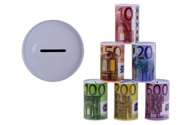 Johntoy Sparschwein Euro-Schein