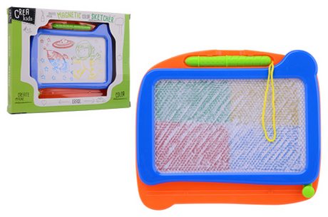 Johntoy crea kids magnetisch kleuren tekenbord 19x17 cm