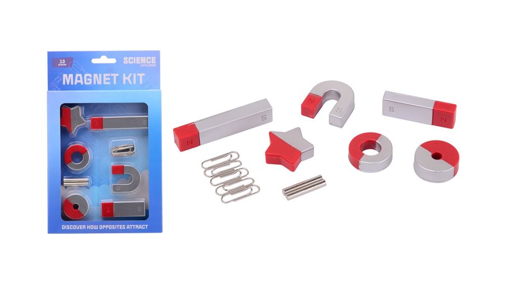 Johntoy Science Explorer Magnetset, 13-tlg.