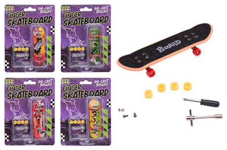 Johntoy Fingerskateboard mit Zubehör