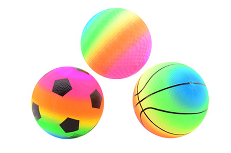 Johntoy Regenbogenball Größe 5