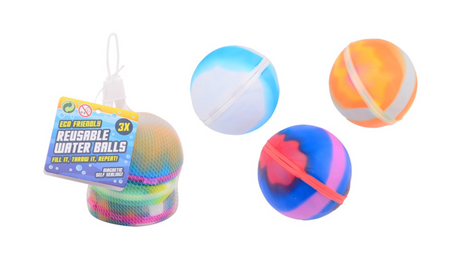 Johntoy aquafun wiederverwendbare magnetische Wasserbälle, 3 Stk.