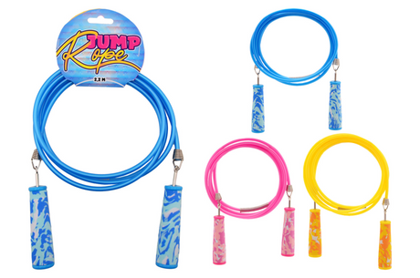 Johntoy Summertime Springseil 3 sort. 2,1 Meter.