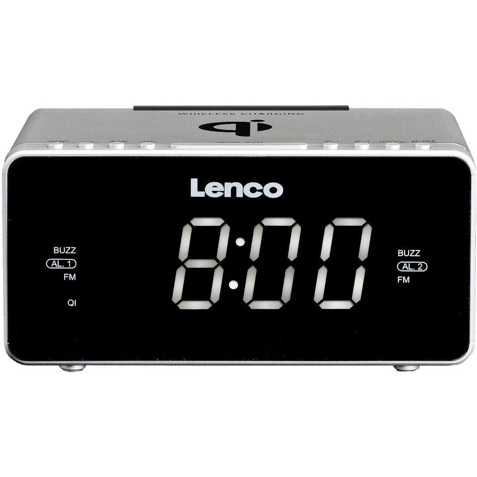 Lenco cr-550 Radiowecker Silber