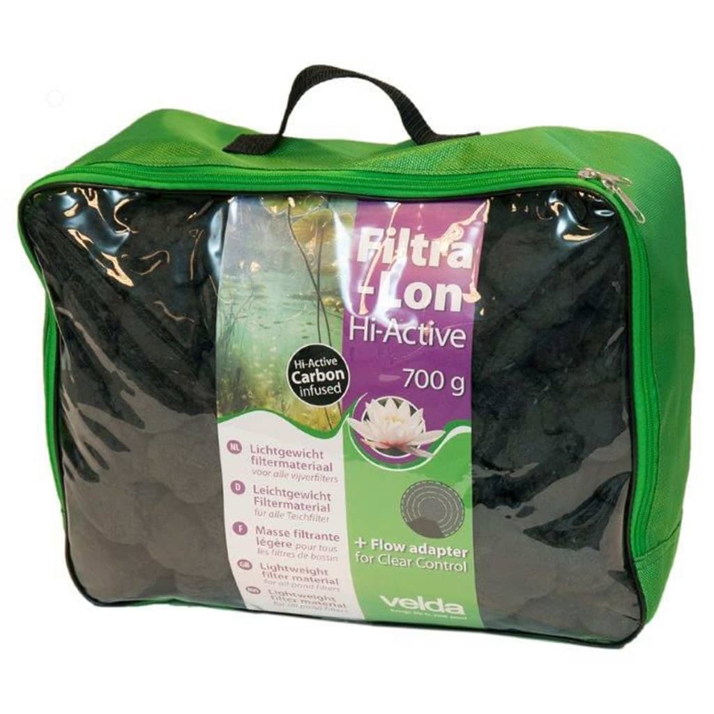 Velda Vijverfilter Material Filtra-Lon Hi-Active 700 g Schwarz