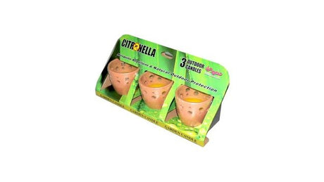 Verschiedene Citronella-Terrakotta-Töpfe im 3er-Set