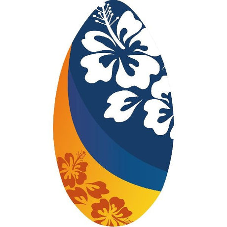 Sportx Skimboard Blume orange blau 100 cm