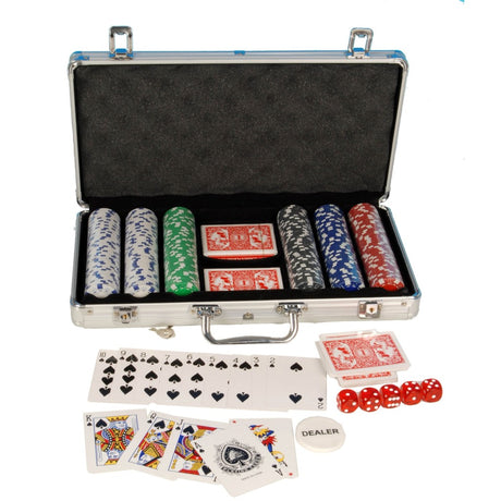 Einfaches Pokerset im Aluminiumkoffer