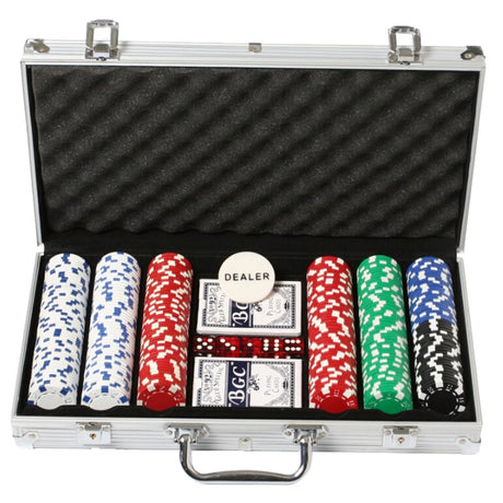 Einfaches Pokerset im Aluminiumkoffer