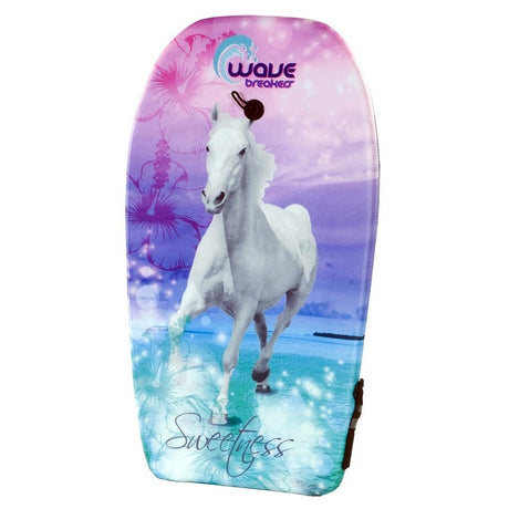 Wellenbrecher-Bodyboard mit Pferdeaufdruck 83 cm