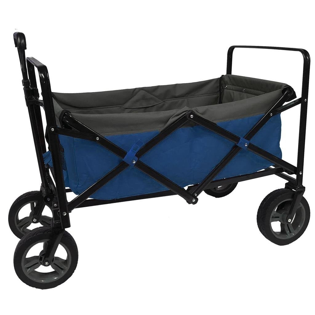 Outdoor Outdoor faltbarer Strandwagen Blau Grau Schwarz