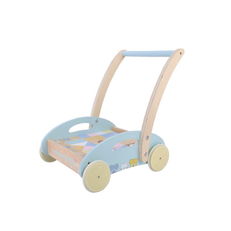 Rubo Toys Woezel und Pip Holzblockwagen 27x35x36 cm