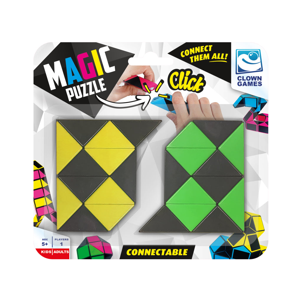 Clownspiele Clown Zauberpuzzle verbindbar 2x12