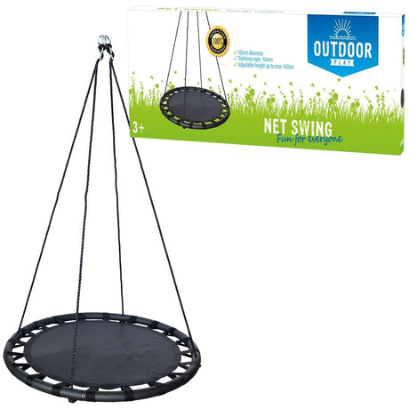 Outdoor-Spielschaukelmatte 100 cm schwarz