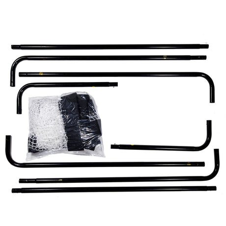 Sportx Metall-Fußballtor 182x60x122 cm schwarz