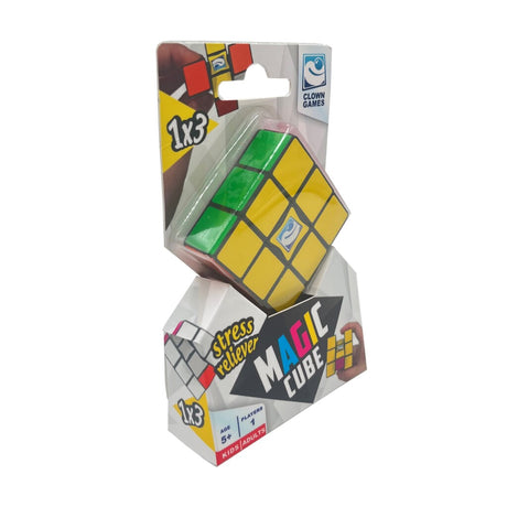 Identitätsspiele Clown Zauberwürfel 1x3