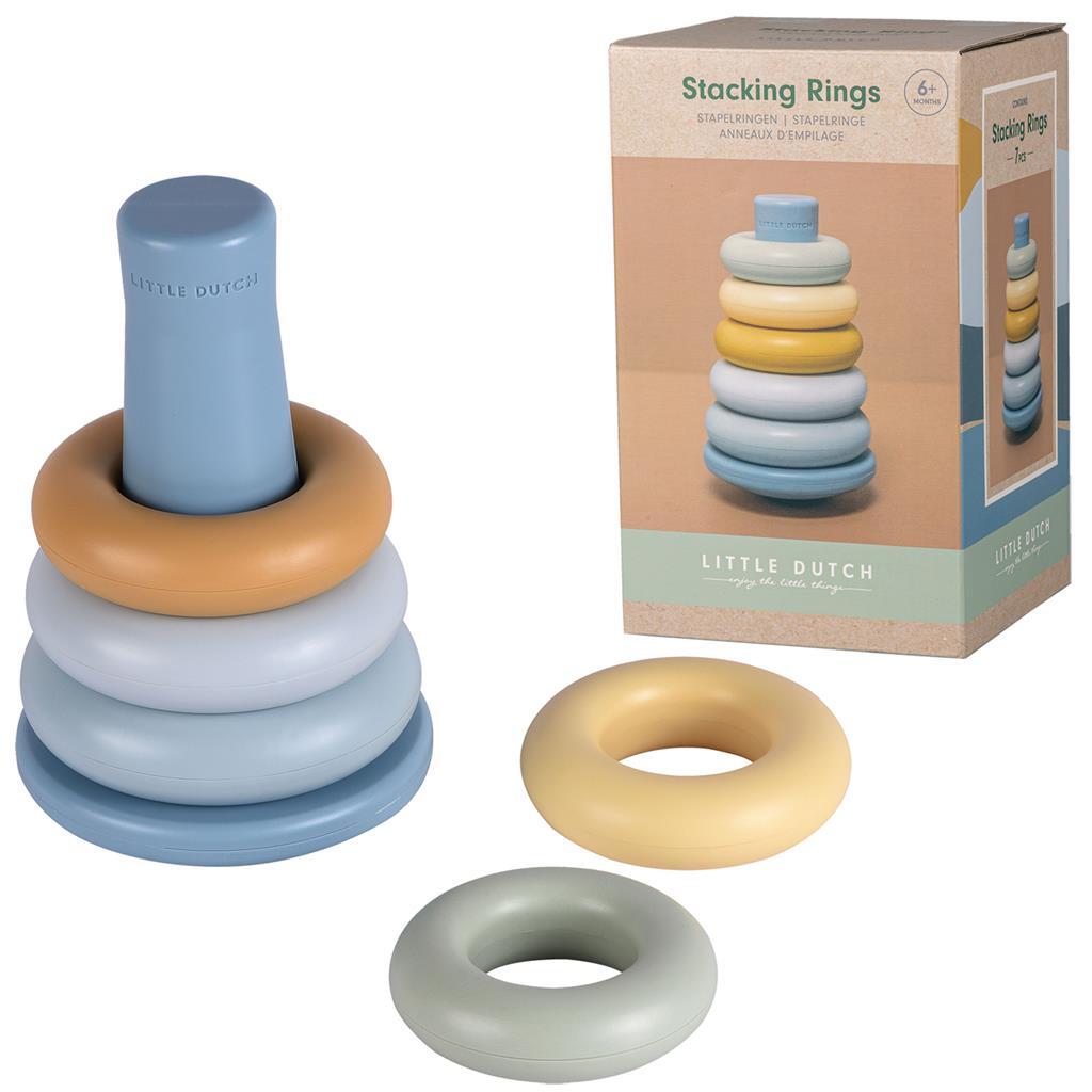 Little Dutch Stapelringe blau