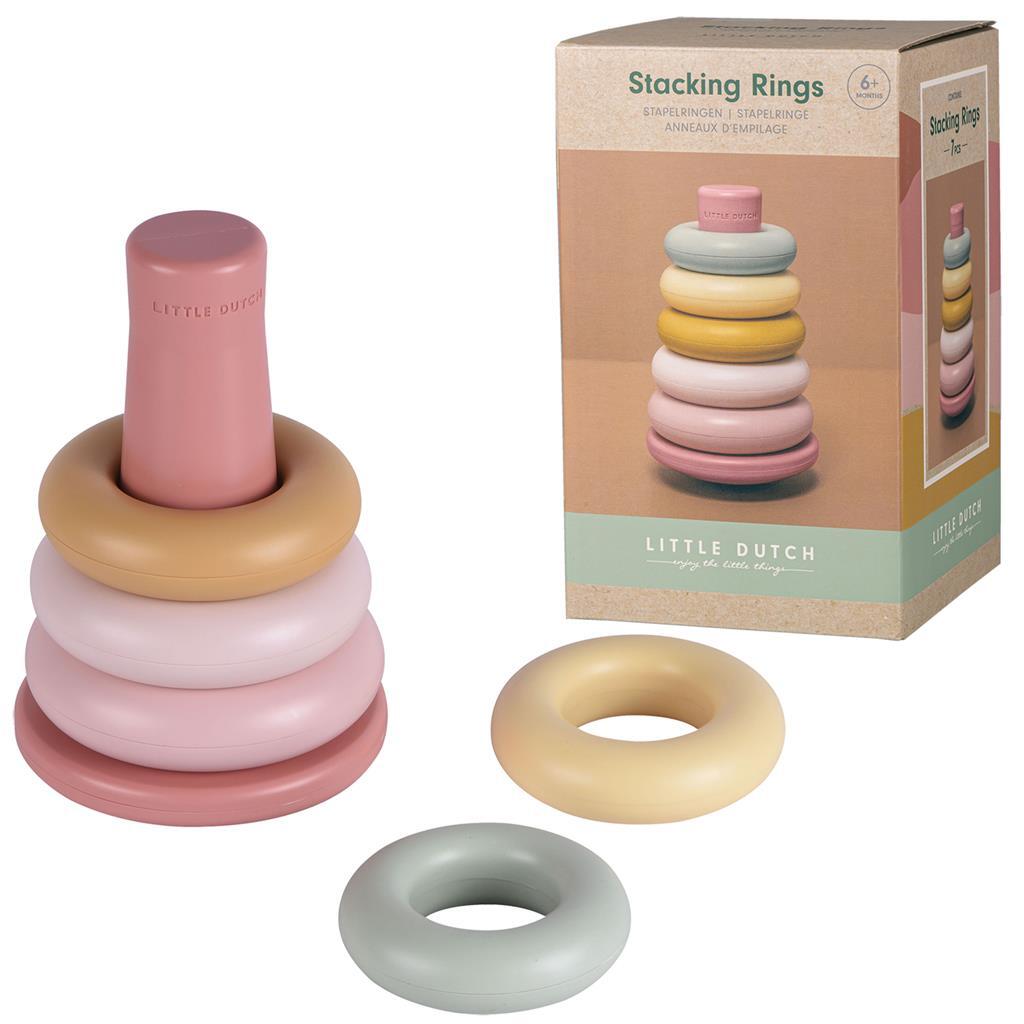 Little Dutch Stapelringe rosa