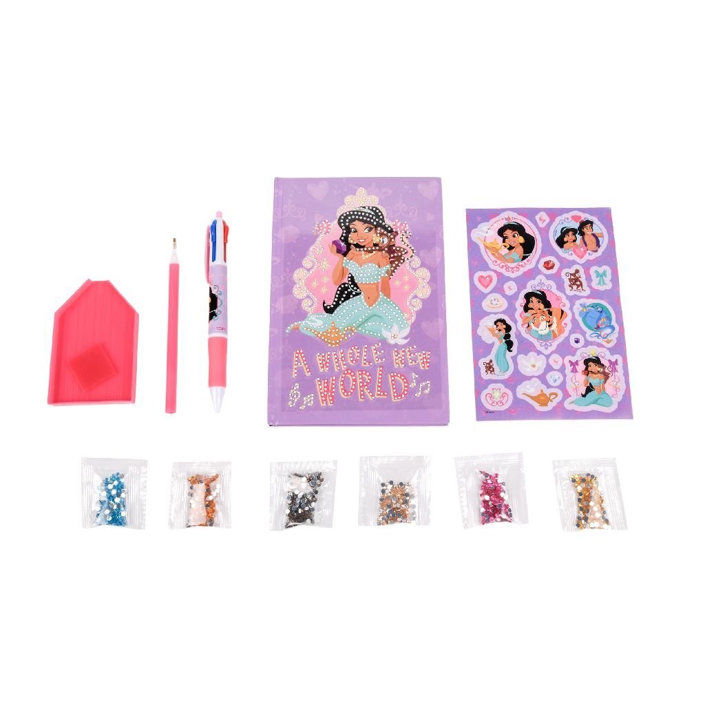Disney-Prinzessin-Diamant-Malerei-Tagebuch