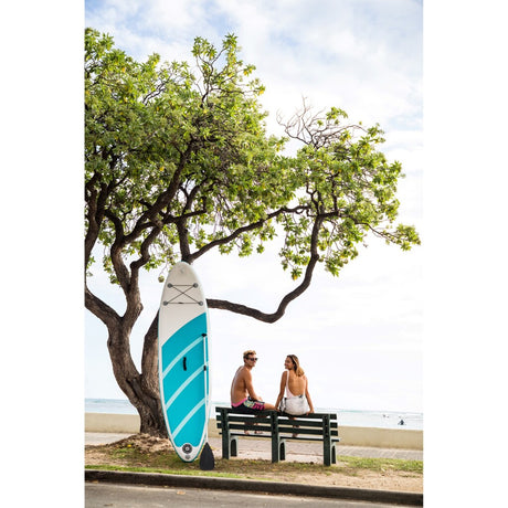 Intex 68241np Aquaquest 240 Sup Board 244x76x13 cm weiß hellblau