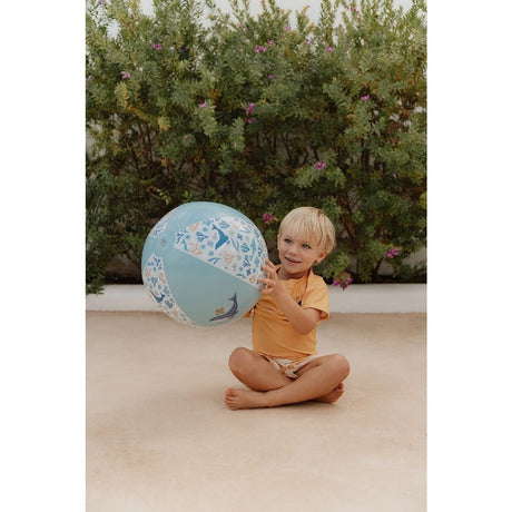 Rubo Toys Little Dutch Ocean Dreams Strandball blau, 35 cm