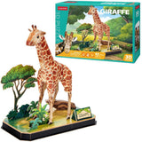 Kubisches lustiges 3D-Puzzle Giraffe 43 Teile