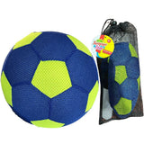 Sommerlicher aufblasbarer Ball mit Pumpe blaugrün