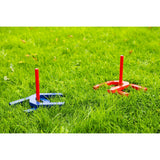 Outdoor -Spiel aus Holz Hufeisenwurf