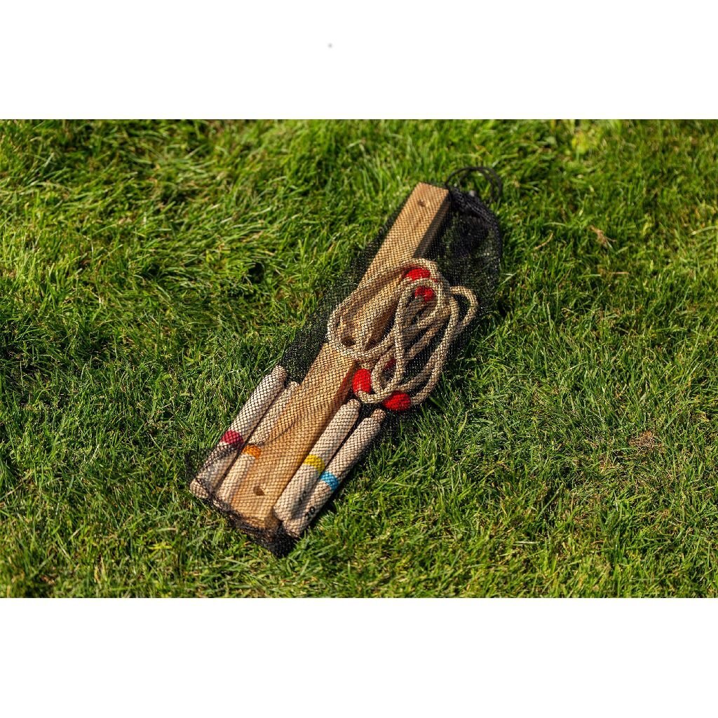 Outdoor-Spielring-Wurfspiel-Tragetasche FSC, 5-tlg.