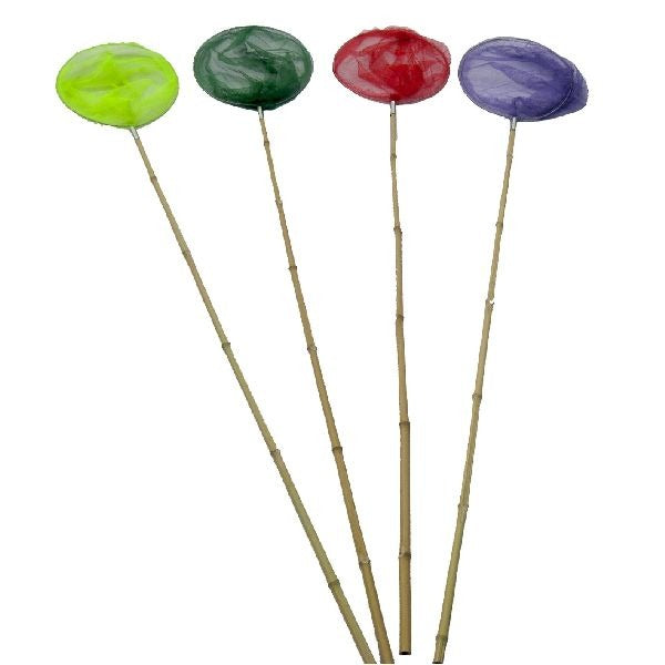 Verschiedenes Bambus Kescher 110cm Verschiedene Farben